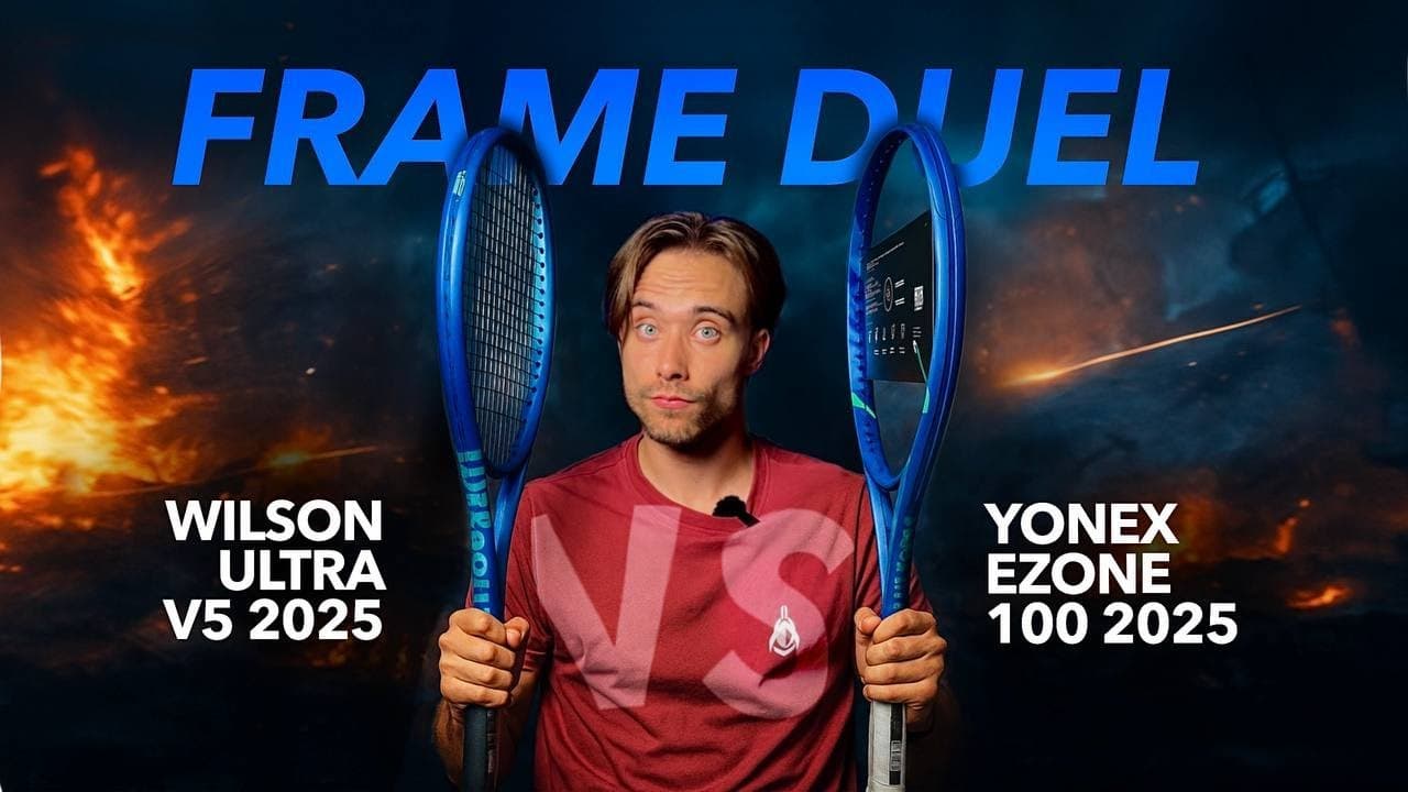 Yonex Ezone 100 vs Wilson Ultra V5 | Best Power and Spin Racket | Frame Duel