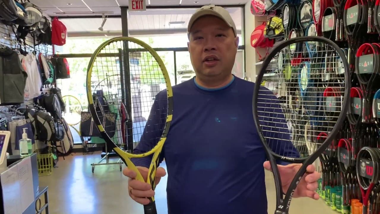 COMPARING BABOLAT PURE AERO TO YONEX VCORE 100