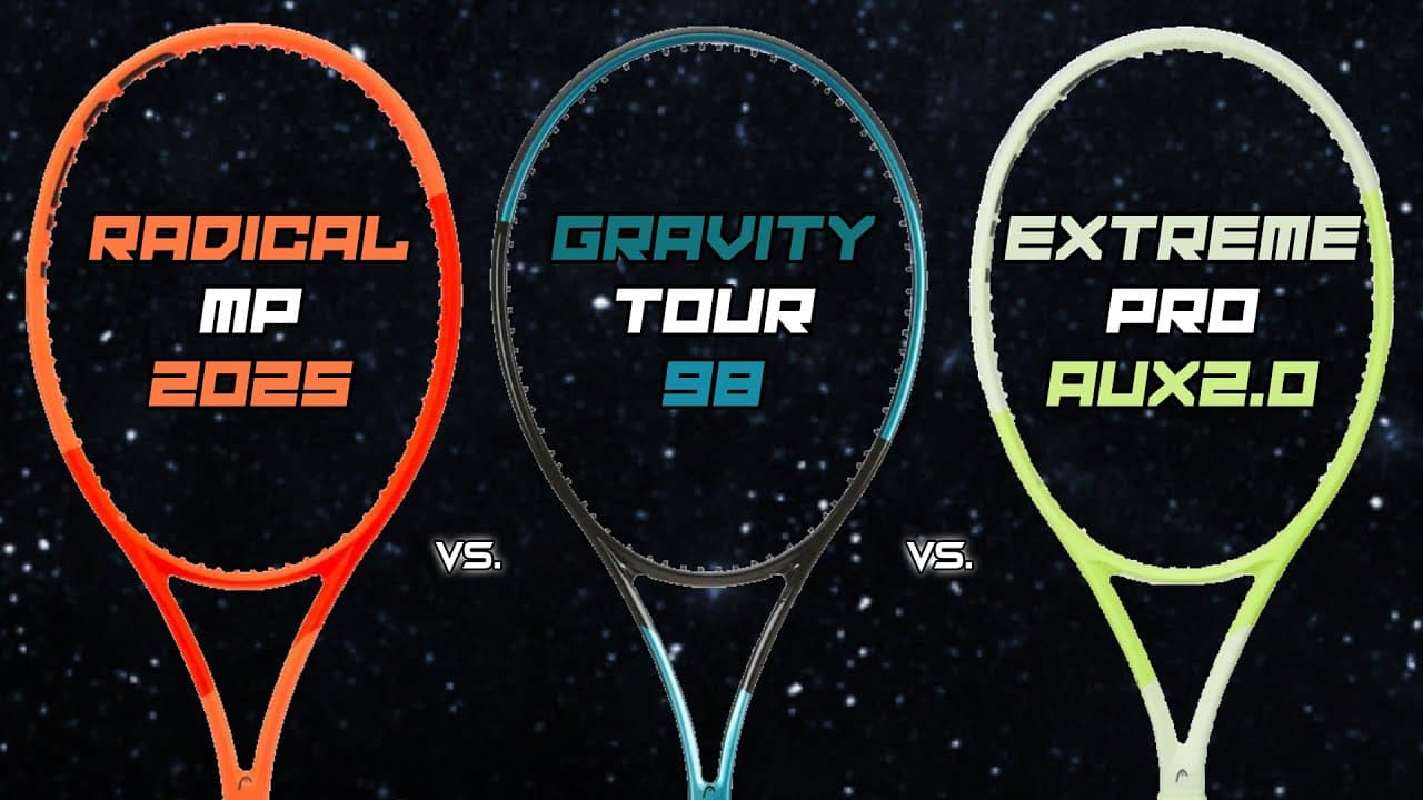 Which is HEAD's BEST 98 for Control? | Radical MP 2025 vs. Gravity Tour 98  vs. Extreme Pro Aux 2.0