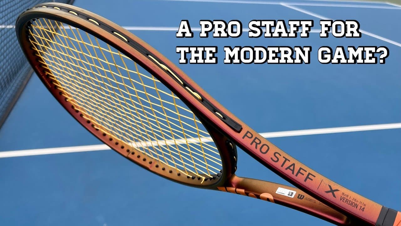 Wilson Pro Staff X V14 2023 tennis racquet / racket review