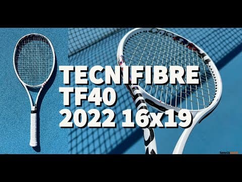 Tecnifibre TF40 2022 16x19 Racquet Review - Better than the original?
