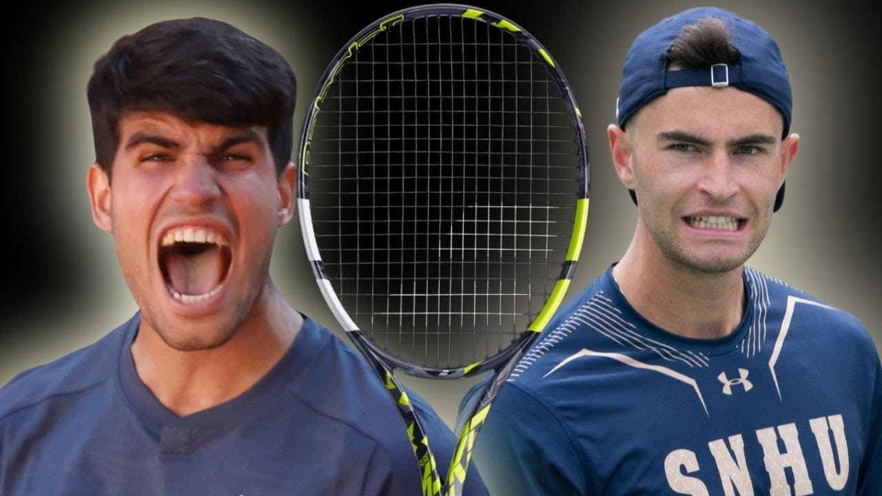 I Tried Carlos Alcaraz's Tennis Racquet (Babolat Pure Aero 98)