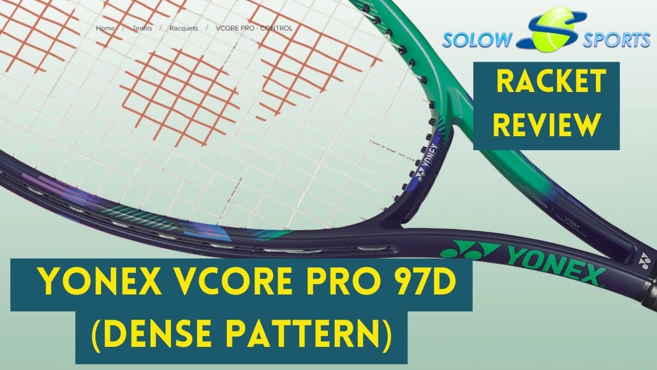 Yonex Vcore Pro 97D (Dense Pattern) Tennis Racket Review