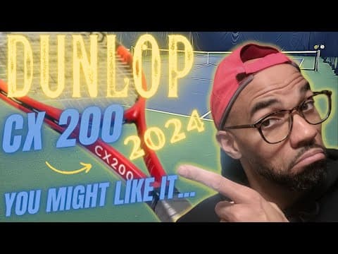 This 2024 DUNLOP CX 200 Tennis Racquet IS For...