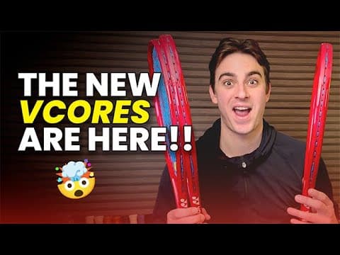 I tried the new Vcore 98, 100, & 100D!! Yonex Vcore V8 First Impressions Review | Rackets & Runners