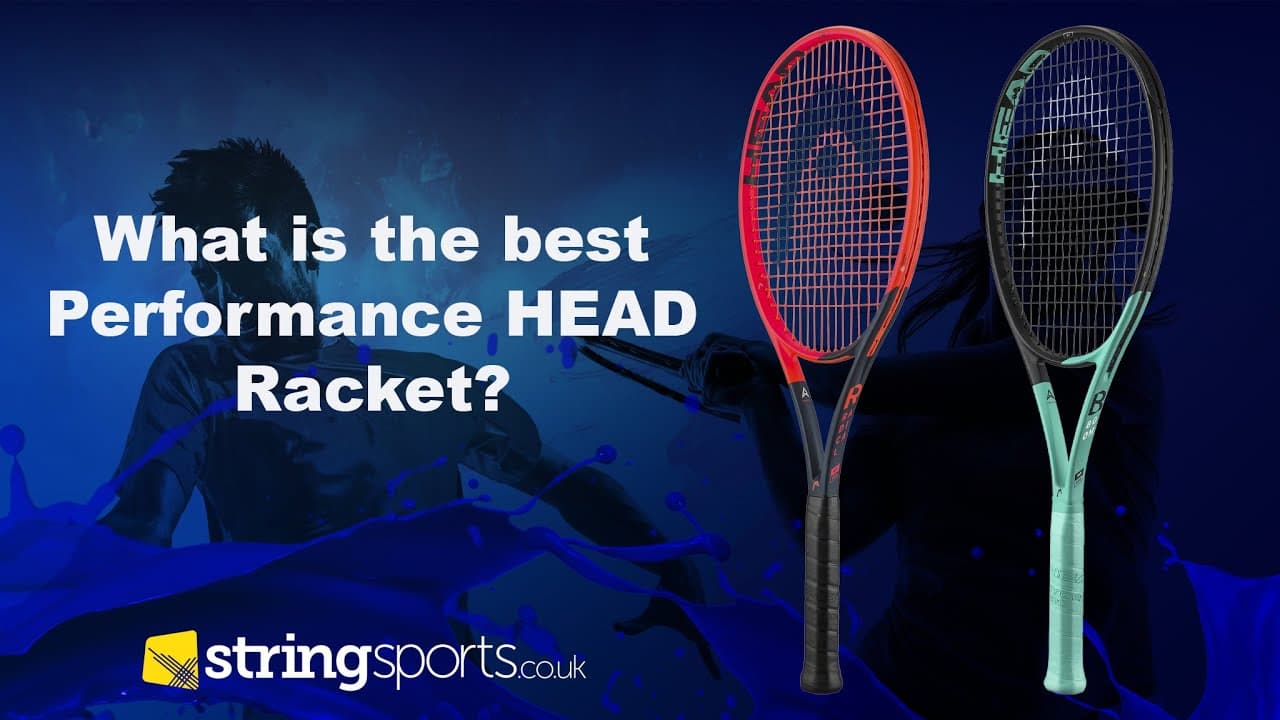 What is HEAD's top performance tennis rackets?