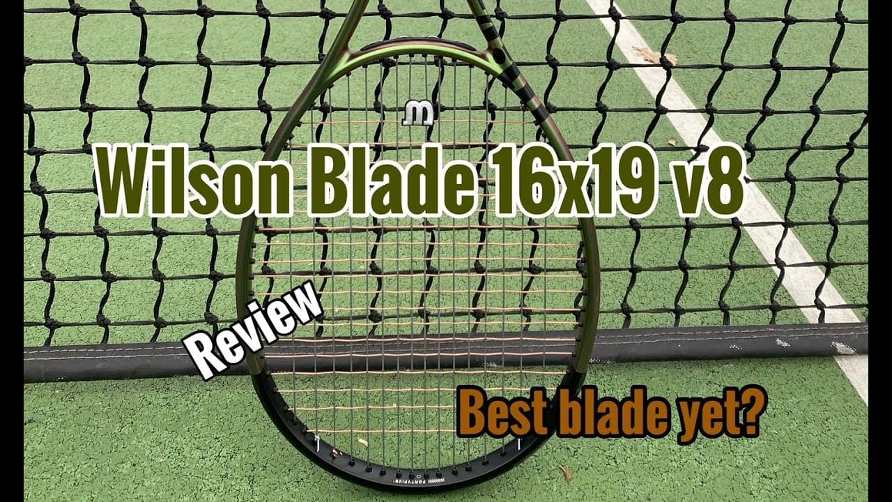Wilson Blade 98 16x19 V8 tennis racquet / racket review