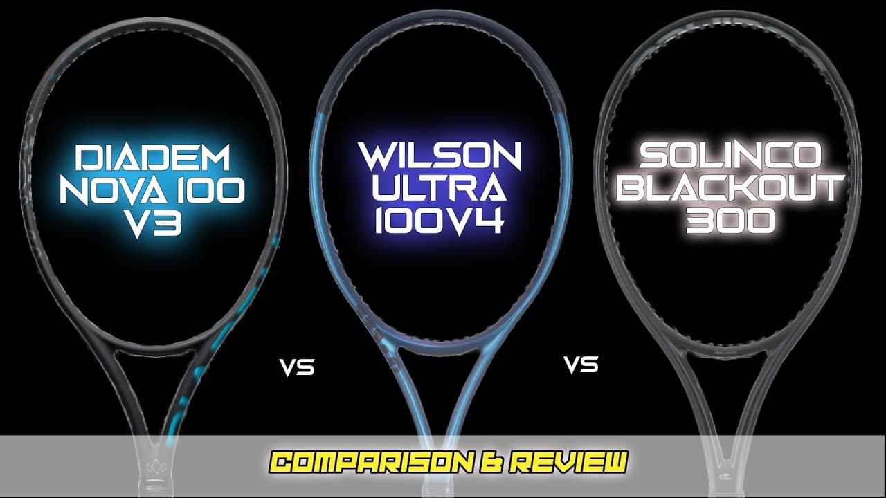 BEST Power Racquets To Try In 2024 - Diadem Nova V3 v Wilson Ultra v Solinco Blackout Racquet Review