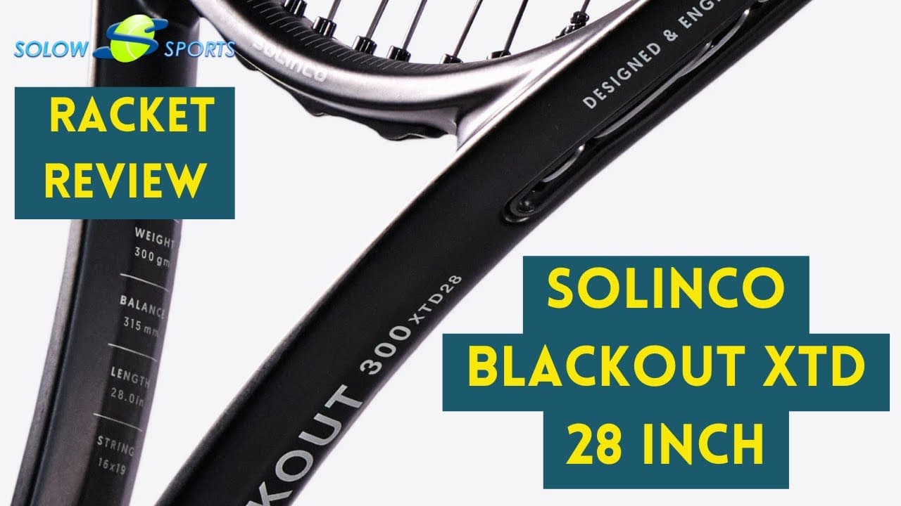 Solinco Blackout XTD 28 inch Tennis Racket Review