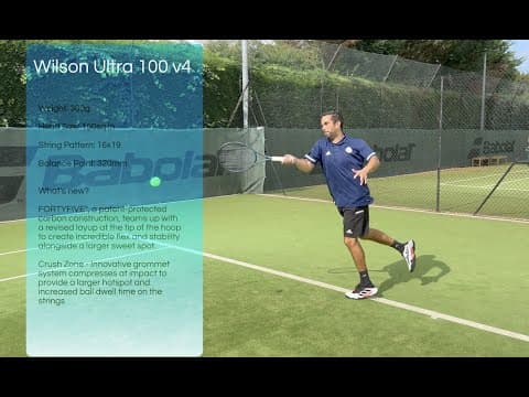 RACKET REVIEW: Wilson Ultra 100 v4
