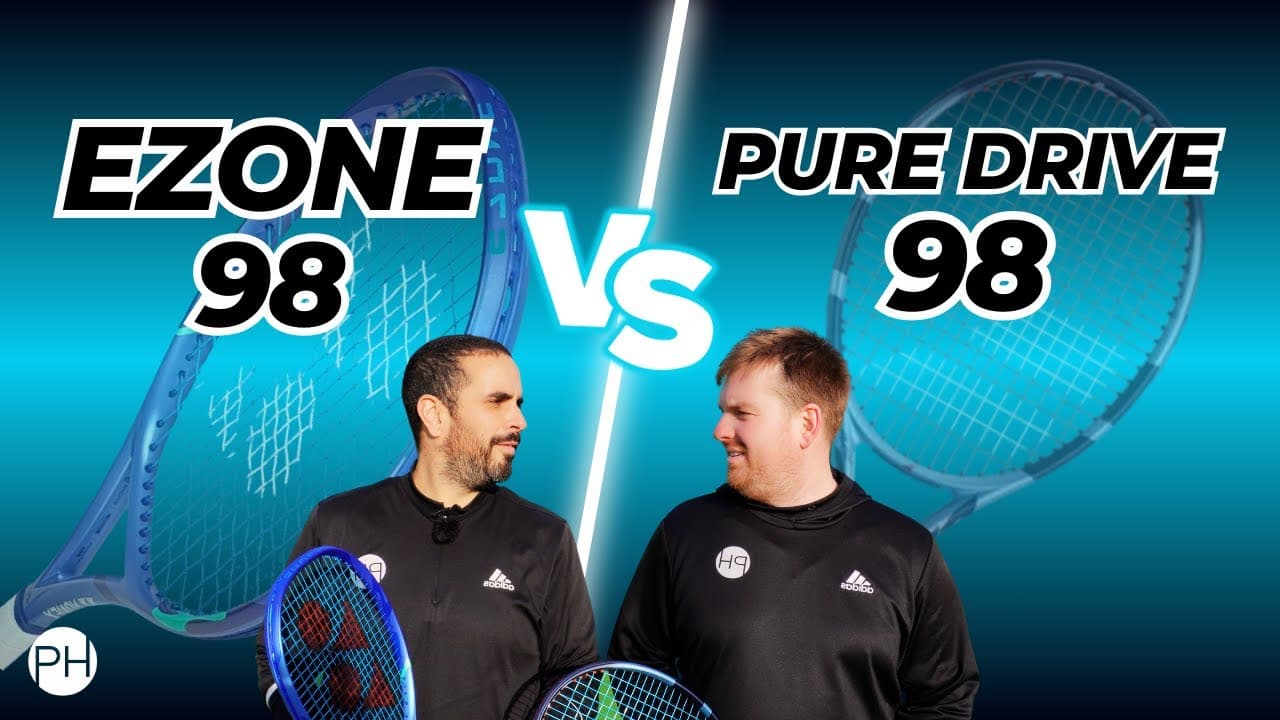 YONEX EZONE 98 V BABOLAT PURE DRIVE 98 | Racket Test | Tennis Racket Review | PH Tennis