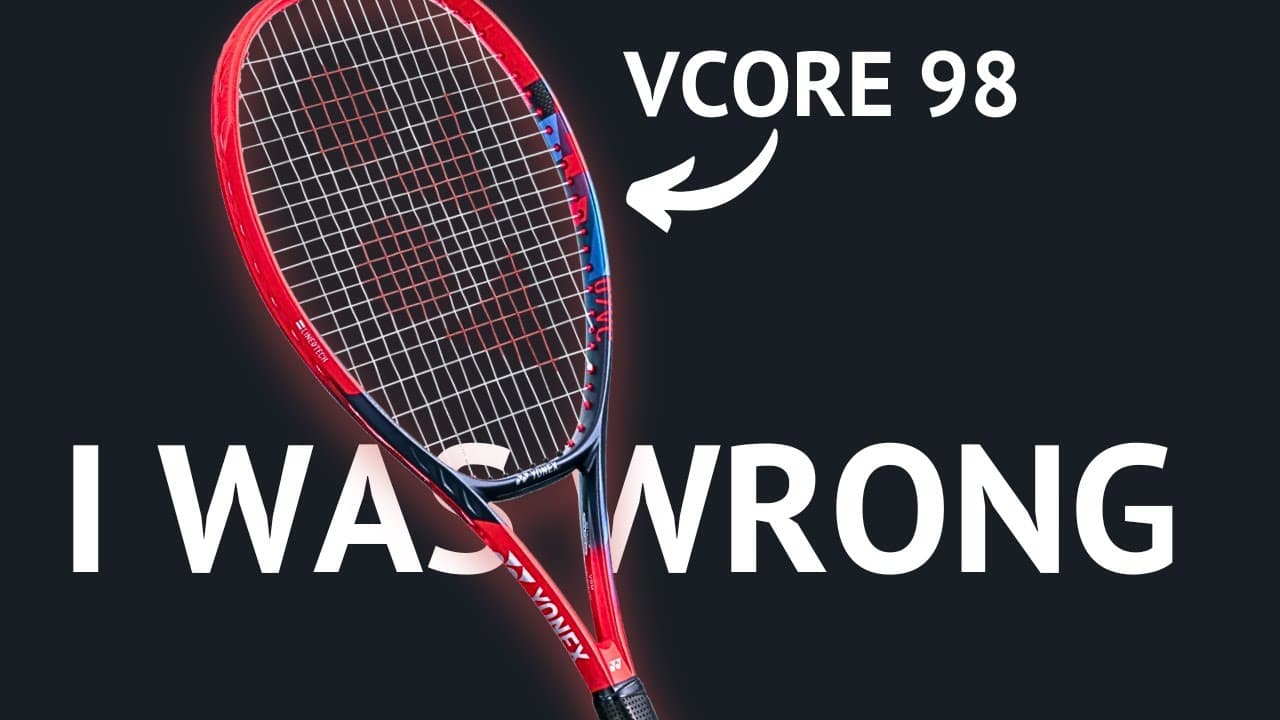 THIS tennis RACKET is SURPRISINGLY GOOD | YONEX VCORE 98 REVIEW