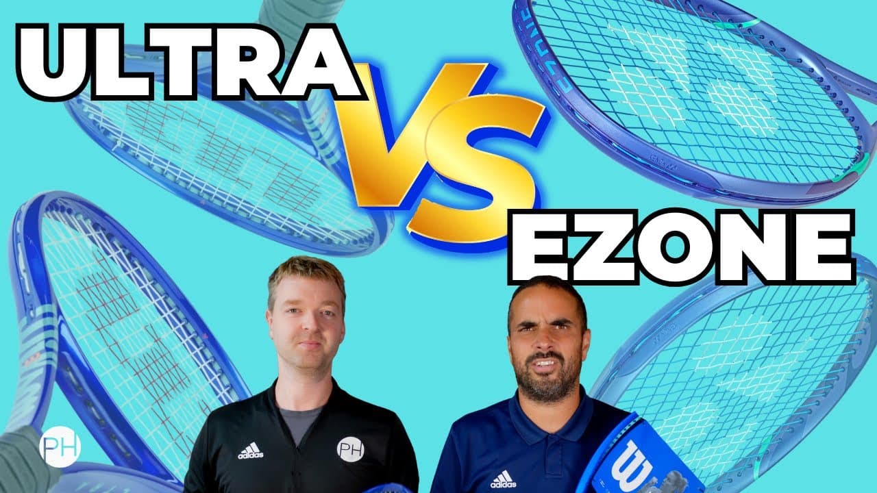 Wilson Ultra 100 vs Yonex Ezone 100 | Power Racquets Compared Side-by-Side | PH Tennis