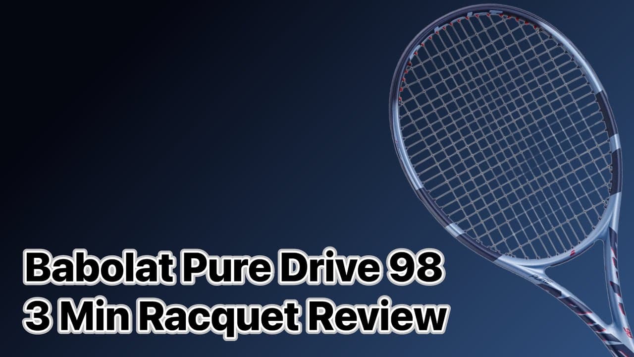 Babolat Pure Drive 98 PD98 2025 - 3 Minute Tennis Racquet Review
