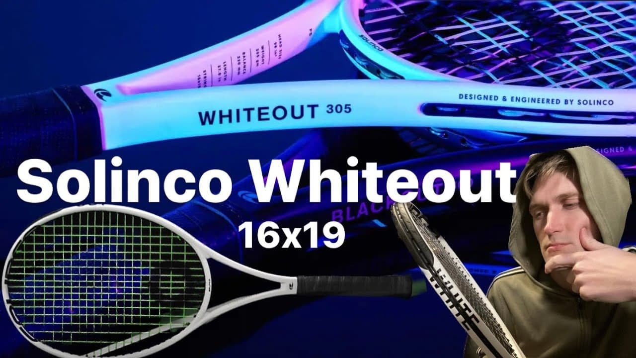 Solinco Whiteout 98 305g 16x19 tennis racquet review