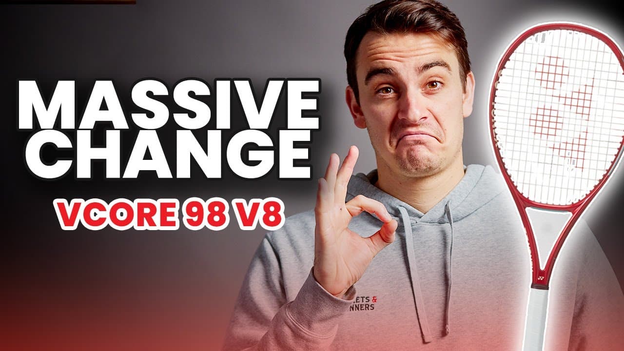 One of the most powerful 98 square inch rackets EVER!! Yonex Vcore 98 V8 Review | Rackets & Runners