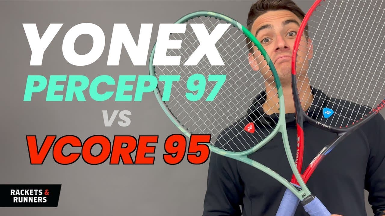 Are these the two BEST Yonex control rackets? Yonex Percept 97 vs. Vcore 95 | Rackets & Runners