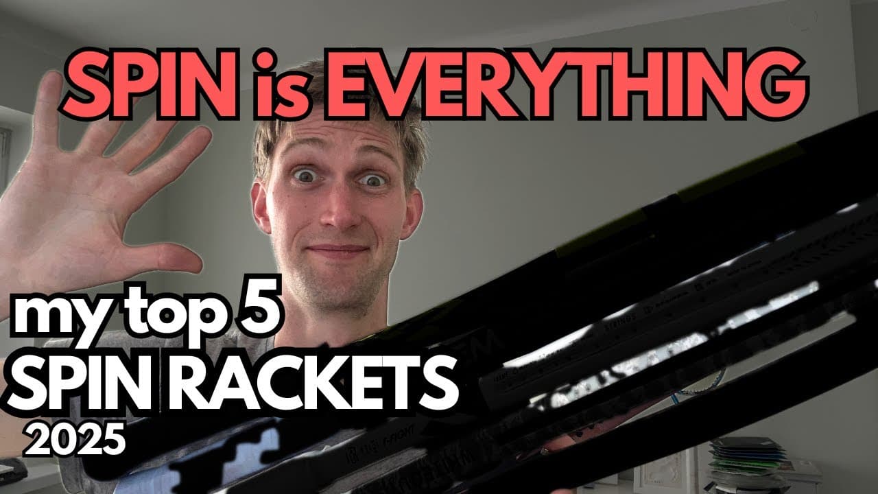 TOP 5 Best Rackets for SPIN in 2025 (that I can control)